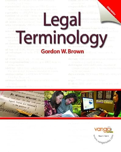 Stock image for Legal Terminology for sale by Your Online Bookstore
