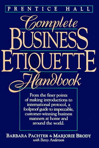 Beispielbild fr Complete Business Etiquette Handbook zum Verkauf von Wonder Book