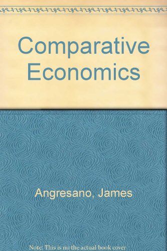 Stock image for Comparative Economics for sale by Phatpocket Limited