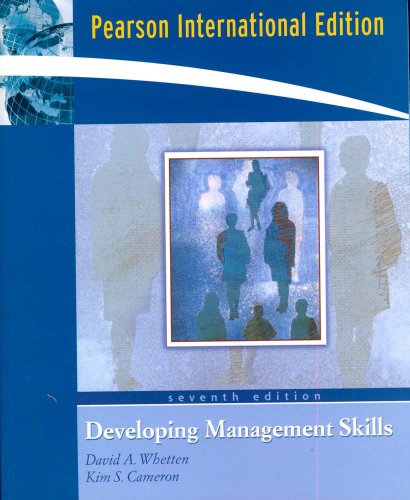 Imagen de archivo de Developing Management Skills (International Edition) a la venta por ThriftBooks-Atlanta