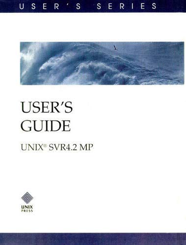 9780131579187: User's Guide: Unix Svr4.2 Mp