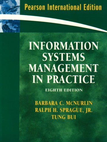 9780131579514: Information Systems Management: International Edition