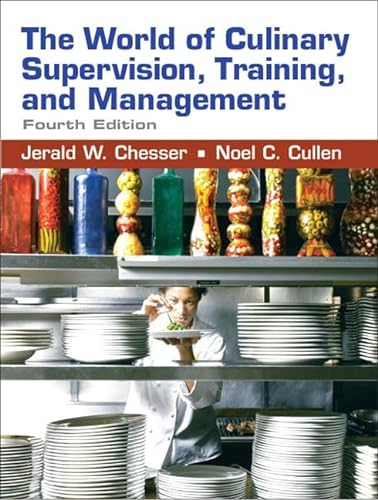 Stock image for The World of Culinary Supervision, Training and Management for sale by Irish Booksellers