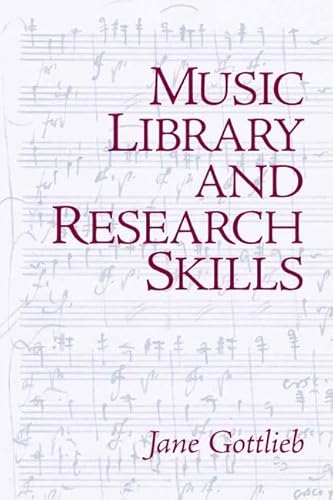 Beispielbild fr Music Library and Research Skills zum Verkauf von HPB-Red