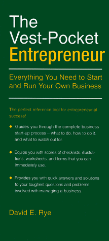Beispielbild fr The Vest-Pocket Entrepreneur: Everything You Need to Start and Run Your Own Business zum Verkauf von ThriftBooks-Atlanta