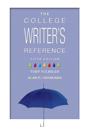 9780131586338: The College Writer's Reference