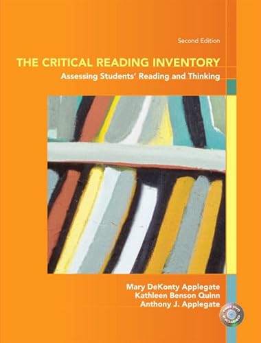 Stock image for The Critical Reading Inventory: Assessing Student's Reading and Thinking (2nd Edition) for sale by Wonder Book