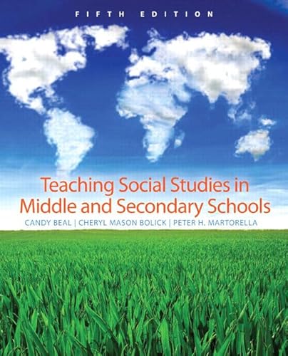 Beispielbild fr Teaching Social Studies in Middle and Secondary Schools (5th Edition) zum Verkauf von BooksRun