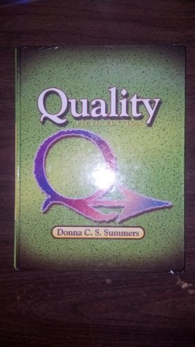 Imagen de archivo de Quality a la venta por ThriftBooks-Dallas