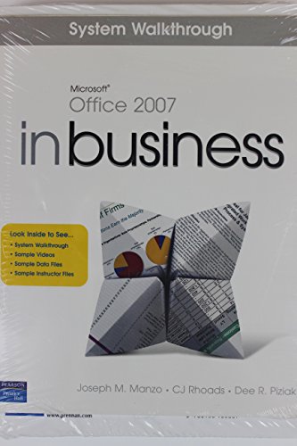 Stock image for Inbusiness Microsoft Office 2007 System for sale by BookHolders