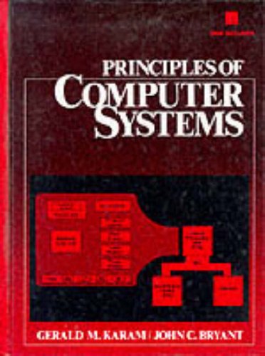 Stock image for Principles of Computer Systems/Book and Disk for sale by BookHolders