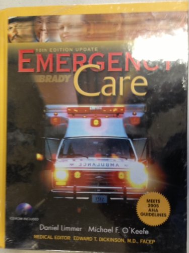 Emergency Care 10e Update + Student Workbook Pkg (9780131595200) by Limmer, Daniel