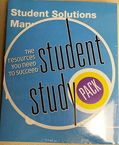 9780131595972: Student Solutions Manual and Study Pack for VP and TC Card