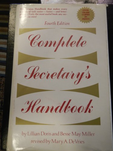 9780131596665: Complete Secretary's Handbook