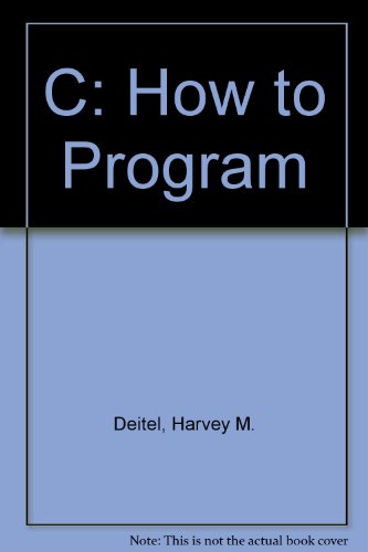 9780131596825: C: How to Program