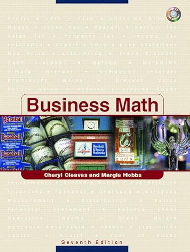 9780131606753: Business Math, Complete w/CD & Study Guide & PH Math Tutor Center Pkg.