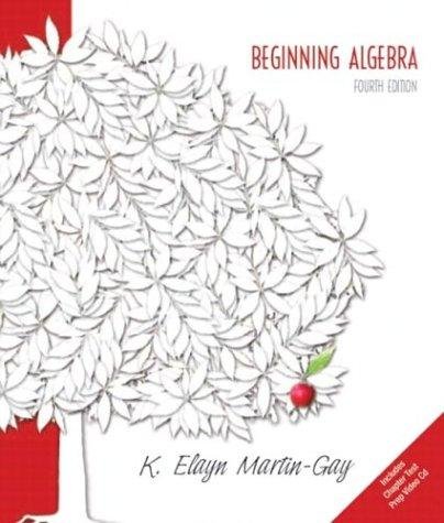 9780131615618: Beginning Algebra & MyMathLab Pkg [With CD-ROM and Mymathlab Student Access Kit]
