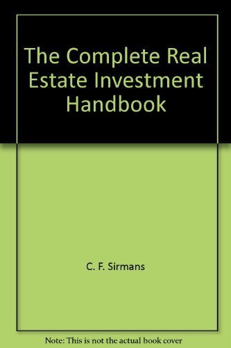 Stock image for Ther Complete Read Estate Investment Handbook for sale by Foundations