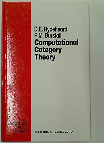 9780131627369: Computational Category Theory (Prentice Hall International Series in Computing Science)