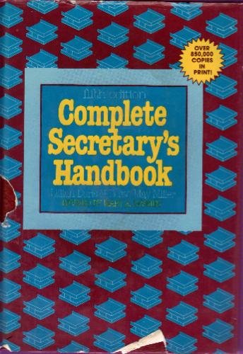 Beispielbild fr Complete Secretary's Handbook / Lillian zum Verkauf von Wonder Book