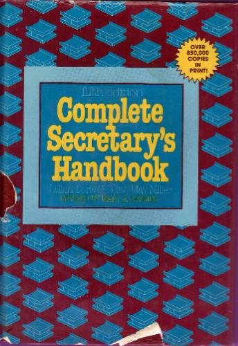 Imagen de archivo de COMPLETE SECRETARY'S HANDBOOK a la venta por Neil Shillington: Bookdealer/Booksearch