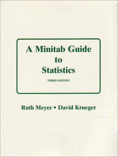 Imagen de archivo de Minitab Guide STATS & Minitab 14 Win CD Pkg a la venta por Iridium_Books