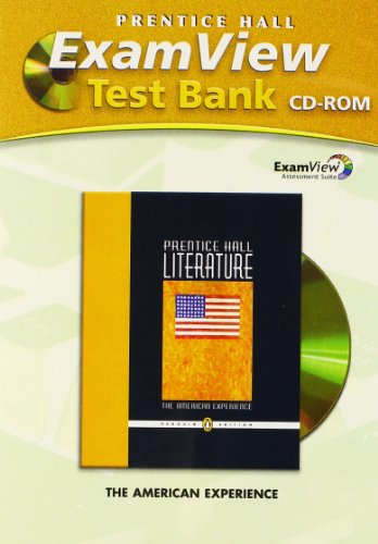 Stock image for PRENTICE HALL LITERATURE EXAM VIEW TEST BANK CD ROM GRADE 11 2007C for sale by Iridium_Books