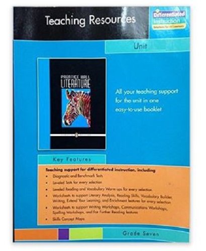 Stock image for PRENTICE HALL LITERATURE:PENGUIN EDITION TEACHING RESOURCES UNIT #5 DRAMA GRADE 7 2007C for sale by Allied Book Company Inc.