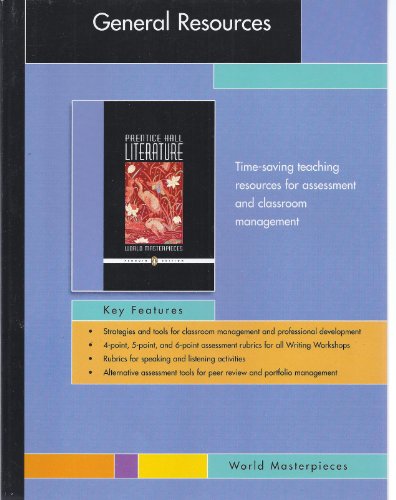 Stock image for Prentice Hall Literature World Masterpieces General Resources. (Paperback) for sale by Nationwide_Text