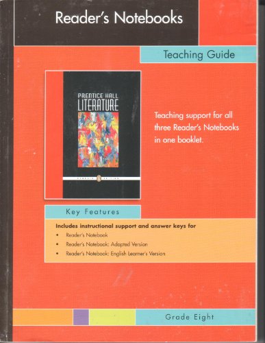 Stock image for Prentice Hall Literature Reader's Notebook Answer Key for sale by TextbookRush
