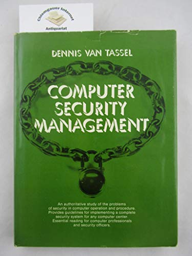 Imagen de archivo de Computer Security Management a la venta por Better World Books