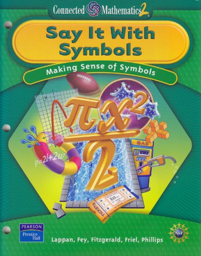 Beispielbild fr Prentice Hall Connected Mathematics Say It with Symbols Student Edition (Softcover) 2006c zum Verkauf von ThriftBooks-Atlanta