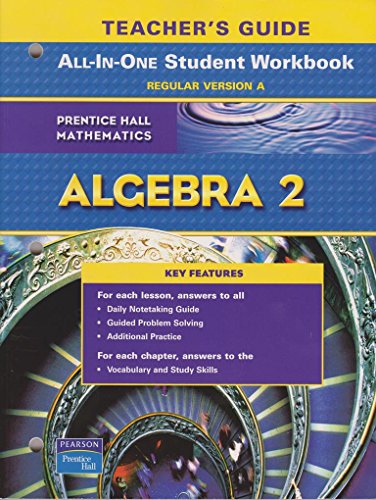 Beispielbild fr Algebra 2 Teacher*s Guide to All-In-One Student Workbook, Regular Version A zum Verkauf von dsmbooks