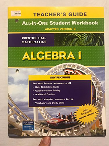 Beispielbild fr Algebra 1 Teacher's Guide to All-In-One Student Workbook, Adapted Version B zum Verkauf von SecondSale