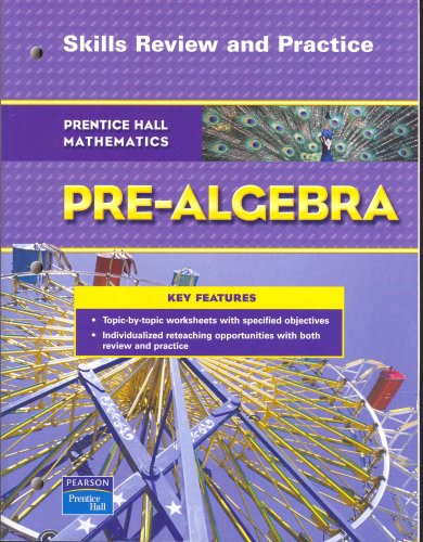 Stock image for Prentice Hall Math Pre-Algebra Skills and Concepts Review Blackline Masters 2007c for sale by St Vincent de Paul of Lane County