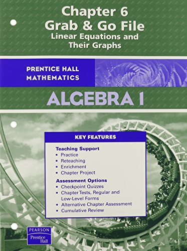 9780131657885: Algebra 1 Chapter 12 Grab and Go File.