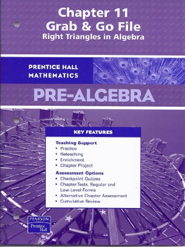 Stock image for Prentice Hall Pre-Algebra Chapter 11 Grab & Go File. (paperback) for sale by Nationwide_Text