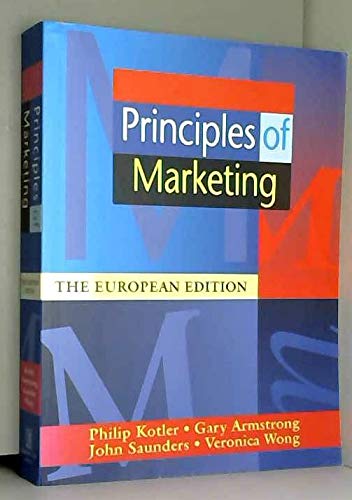 9780131659032: European Edition (Principles of Marketing)