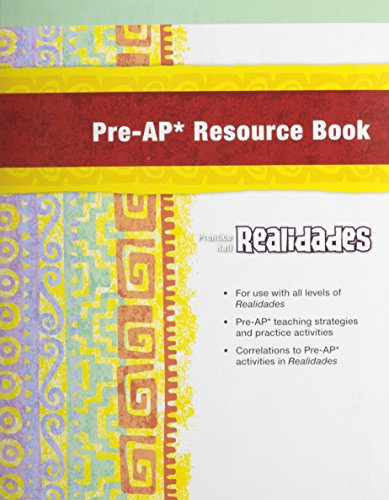 Imagen de archivo de Prentice Hall Spanish Realidades Pre-AP Gifted and Talented Teacher Resource Book 2008c a la venta por ThriftBooks-Atlanta