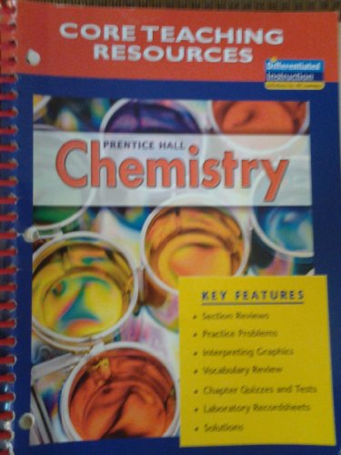 Stock image for CORE Teaching Resources Prentice Hall Chemistry for sale by HPB-Red