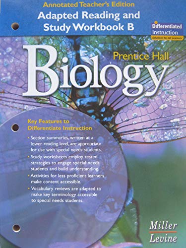 Stock image for Prentice Hall Biology: Adapted Reading And Study Workbook B, Annotated Teacher's Edition ; 9780131662605 ; 0131662600 for sale by APlus Textbooks