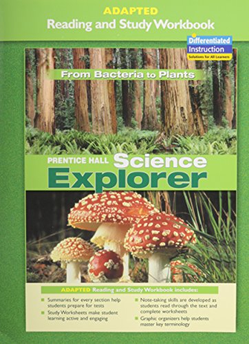 Beispielbild fr Prentice Hall Science Explorer: From Bacteria to Plants (Guided Reading and Study Workbook) zum Verkauf von More Than Words