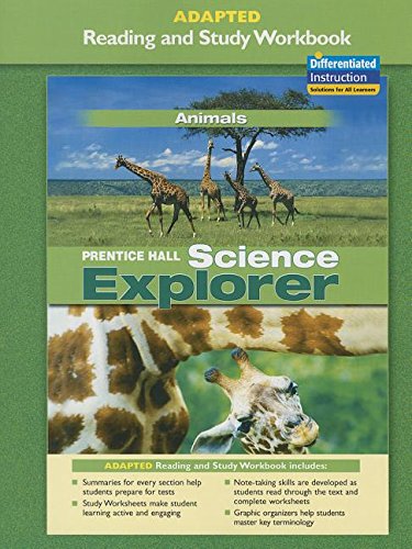 Stock image for PRENTICE HALL SCIENCE EXPLORER ANIMALS ADAPTED READING AND STUDY WORKBOOK 2005 for sale by SecondSale