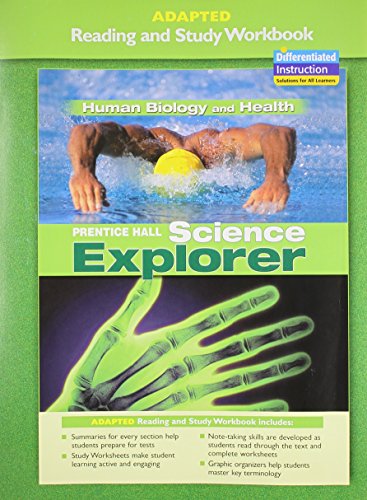 Stock image for PRENTICE HALL SCIENCE EXPLORER HUMAN BIOLOGY AND HEALTH ADAPTED READING AND STUDY WORKBOOK 2005C for sale by Allied Book Company Inc.