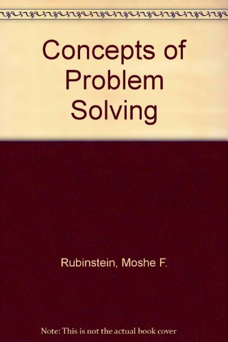 Stock image for Concepts in Problem Solving for sale by Wonder Book