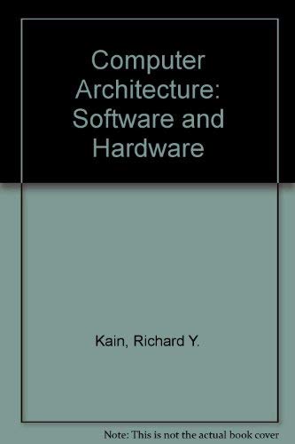 Stock image for Computer Architecture: Software and Hardware for sale by HPB-Red