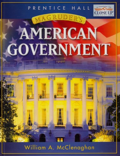 Imagen de archivo de MAGRUDER'S AMERICAN GOVERNMENT STUDENT EDITION a la venta por SecondSale