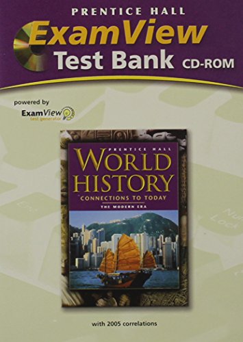 9780131669246: Prentice Hall World History: Connections to Today Revised Modern Era Computer Testbank 2005c