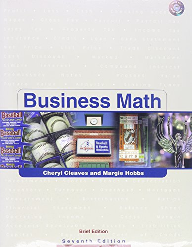 Business Mathematics Brief and Excel Applications (9780131675261) by Cleaves