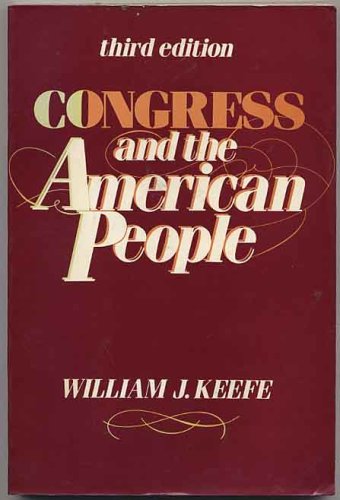 Imagen de archivo de Congress and the American People a la venta por Kennys Bookshop and Art Galleries Ltd.